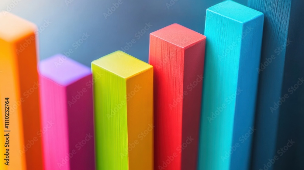 An abstract portrayal of socioeconomic diversity with a colorful bar chart where each bar represents different income levels, symbolizing economic inclusion, minimalist composition An abstract portrayal of socioeconomic diversity with a colorful bar chart where each bar represents different income levels, symbolizing economic inclusion, minimalist composition