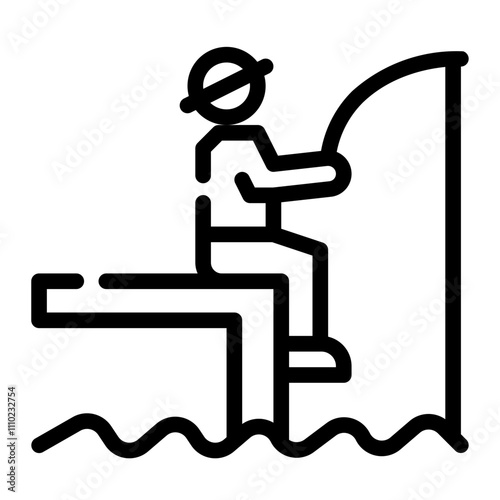 people fishing_3 cutline icon