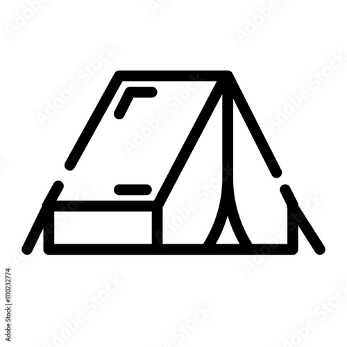 tent cutline icon