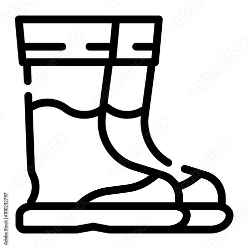 field shoes cutline icon