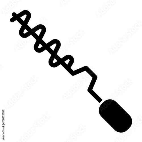 bottle cap opener glyph icon