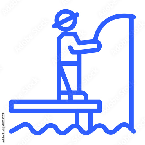 people fishing_2 color icon