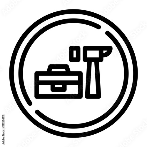 craftsman cutline icon