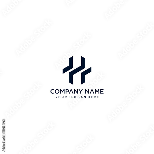 h letter vector logo abstract