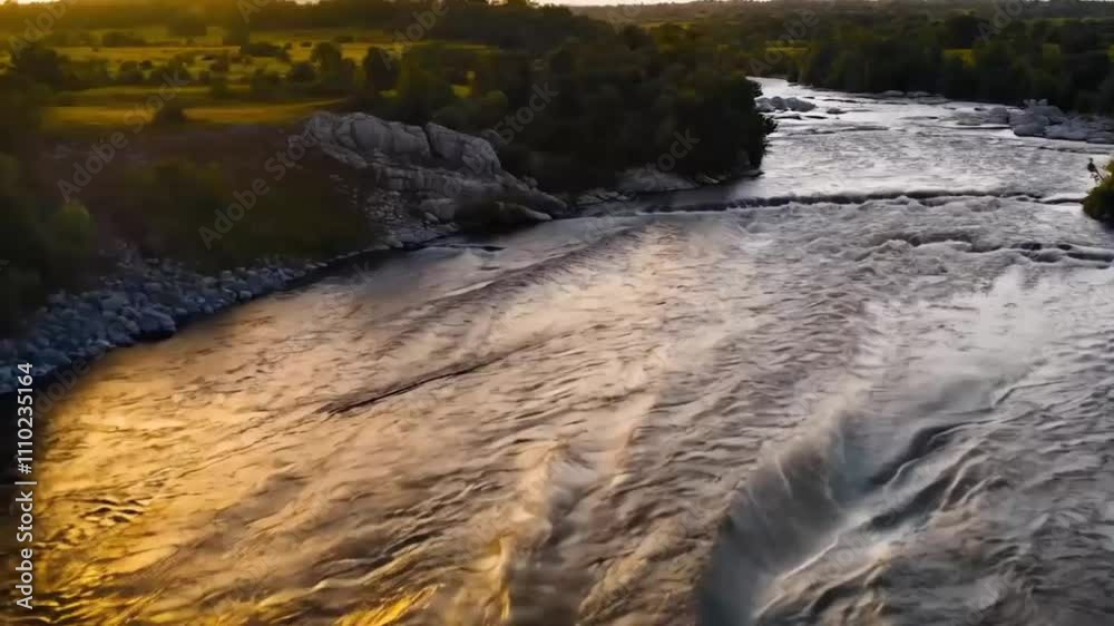 A time lapse Fast flowing rivers shaping their surroundings A time lapse Fast flowing rivers shaping their surroundings