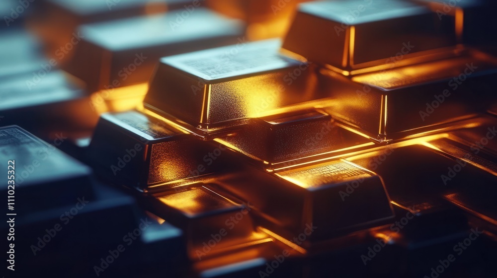 Stacked gold bars with glowing financial graph, representing wealth and stable investment. Perfect for financial analysis and economic trends discussions. Stacked gold bars with glowing financial graph, representing wealth and stable investment. Perfect for financial analysis and economic trends discussions.