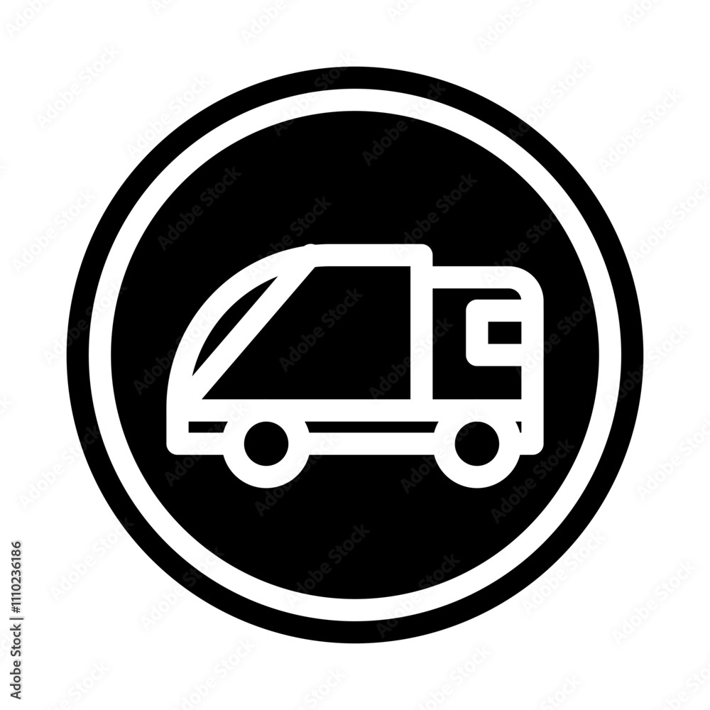 trash car solid icon trash car solid icon