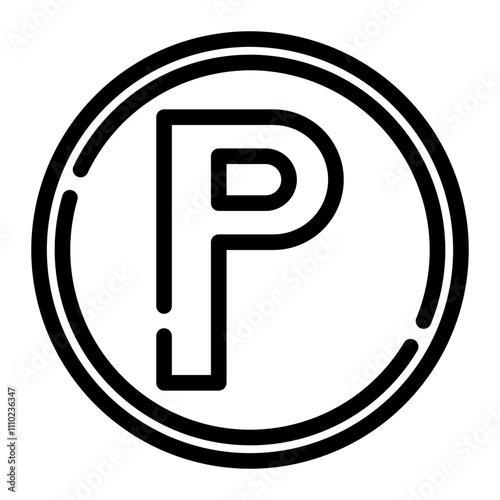 parking area cutline icon