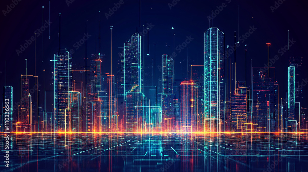 digital and modern building with neon light effects background, modern stylist digital light building with shiny neon light effect, abstract ultra modern light effect of cityscape with buildings. digital and modern building with neon light effects background, modern stylist digital light building with shiny neon light effect, abstract ultra modern light effect of cityscape with buildings.