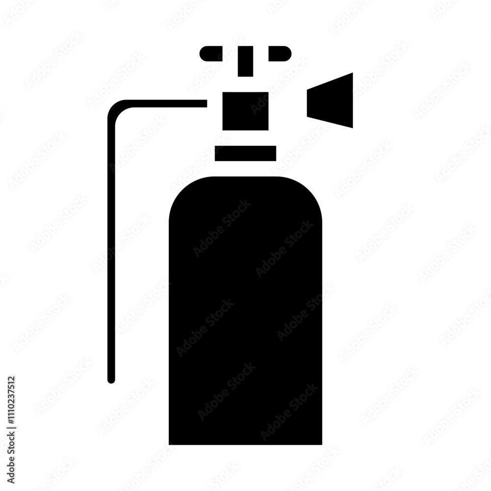 spray nozzle solid icon spray nozzle solid icon
