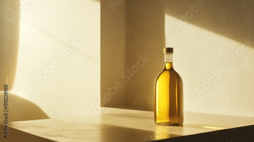 Wallpaper Mural Wine Bottle on Table Torontodigital.ca