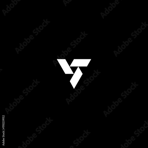 v letter vector logo abstract