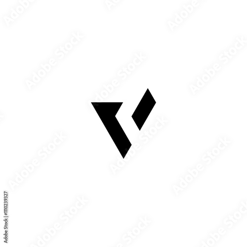 v letter vector logo abstract