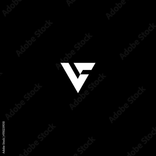 v letter vector logo abstract