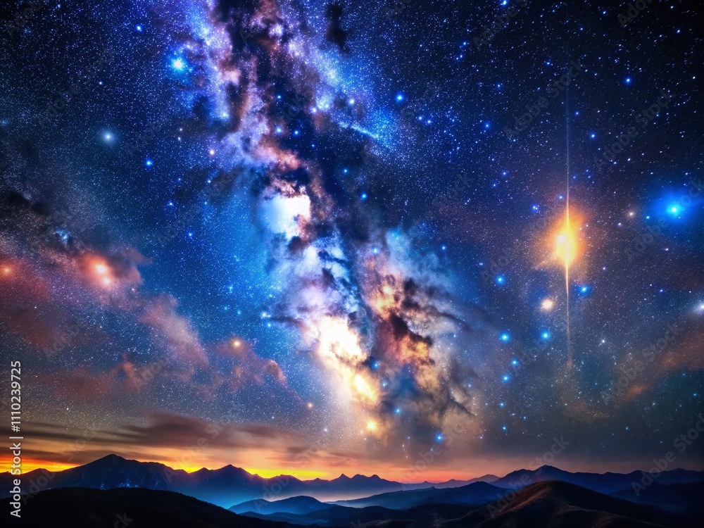 Captivating Low Light Photography of a Deep Blue Starry Night Sky Showcasing the Universe's Wonders with Galaxies, Nebulae, and Constellations in Stunning 4K Detail Captivating Low Light Photography of a Deep Blue Starry Night Sky Showcasing the Universe's Wonders with Galaxies, Nebulae, and Constellations in Stunning 4K Detail