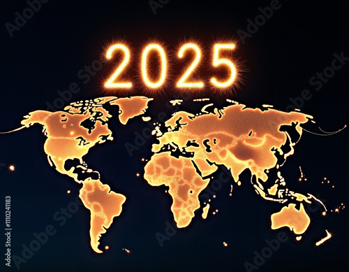 Celebrate 2025: Festive Fireworks, Balloons & New Year’s Artwork