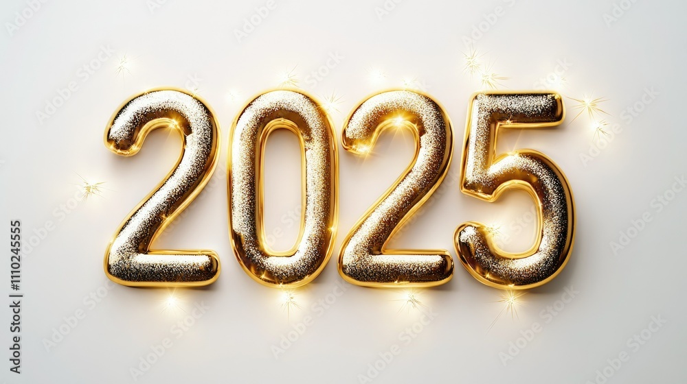 The golden number in bold metallic style, centered on a white background with soft, glowing highlights The golden number in bold metallic style, centered on a white background with soft, glowing highlights