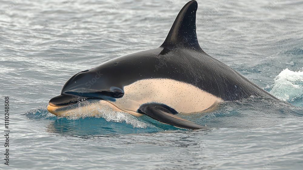 Fototapeta premium Families awestruck on a boat tour spotting dolphins and whales, learning and having fun together in the open ocean. 