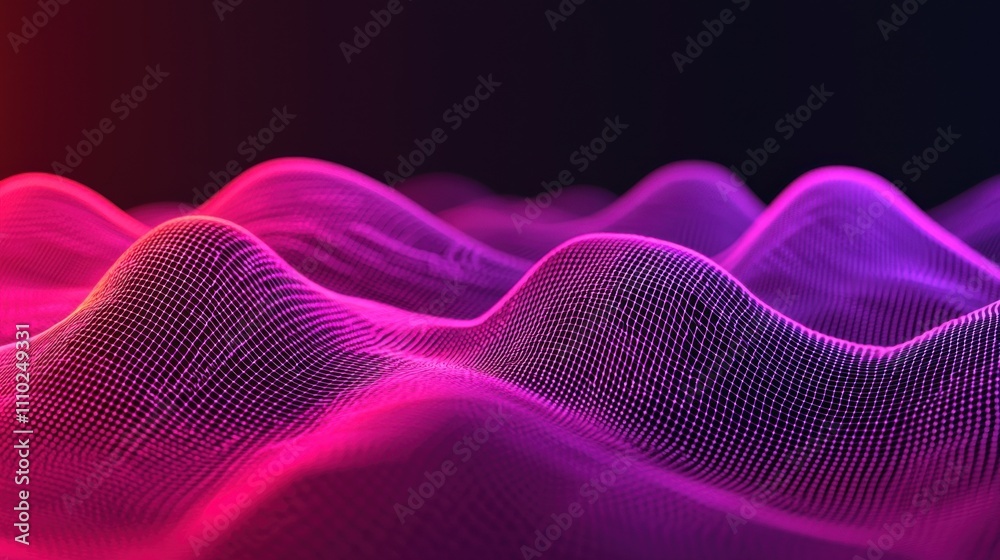 Vibrant waves of colorful digital patterns. Vibrant waves of colorful digital patterns.