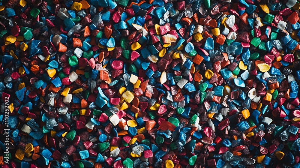 Colorful plastic granules background texture. Colorful plastic granules background texture.