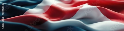 Close-up of a flowing flag.