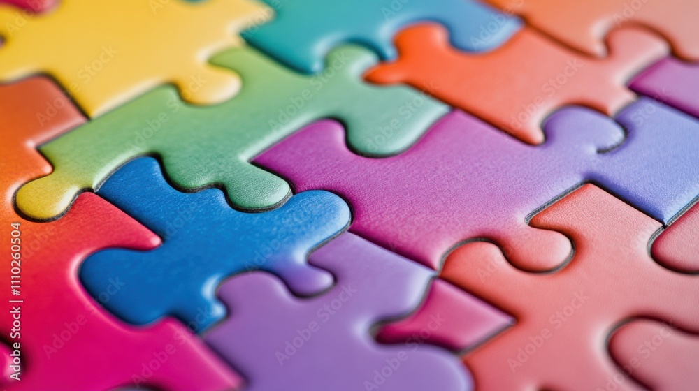 An evocative scene of a complex jigsaw puzzle with pieces in various colors and patterns coming together to form a coherent image An evocative scene of a complex jigsaw puzzle with pieces in various colors and patterns coming together to form a coherent image