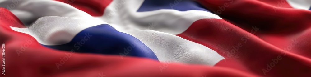 Naklejka premium Close-up of a waving flag.