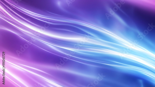 Abstract light waves in vibrant blue and purple hues for creative designs.