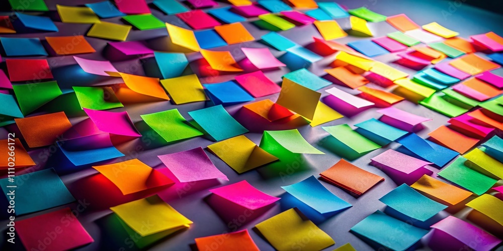 Collection of Colorful Sticky Notes Isolated with Shadows, Showcasing Various Shapes and Sizes, Perfect for Creative Projects and Organization Ideas in a Vibrant Setting Collection of Colorful Sticky Notes Isolated with Shadows, Showcasing Various Shapes and Sizes, Perfect for Creative Projects and Organization Ideas in a Vibrant Setting