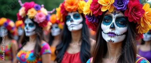 Celebration of Life through Colorful Day of the Dead Traditions and Rituals.