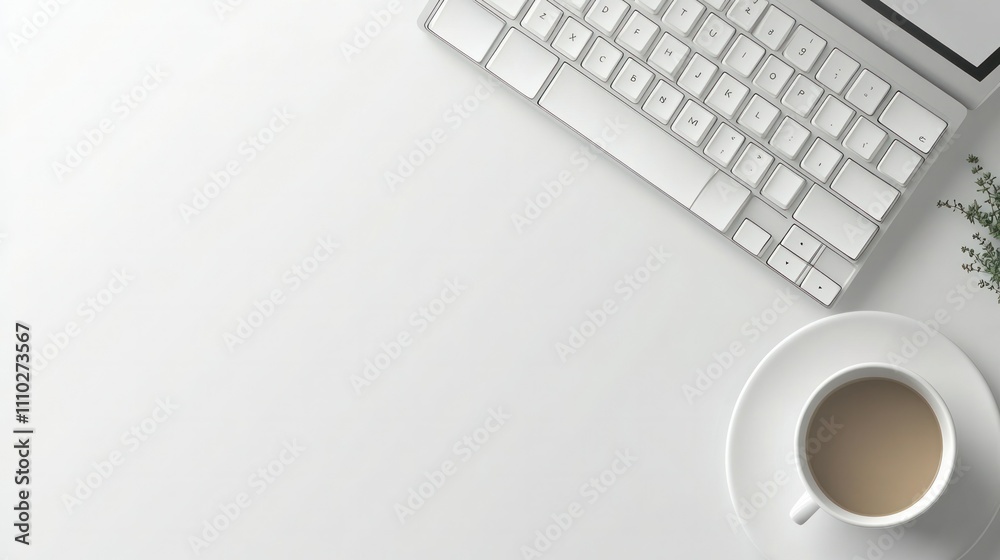 Compact vector keyboard illustration with minimalistic key layout, isolated on white Compact vector keyboard illustration with minimalistic key layout, isolated on white
