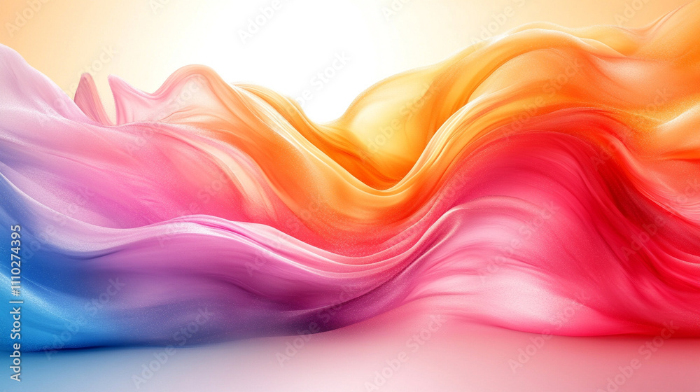 Obraz premium Vibrant and dynamic colorful background showcasing a sense of chaos and hyperspeed motion featuring a blend of swirling energy patterns and radiant light streaks evoking futuristic and energetic theme