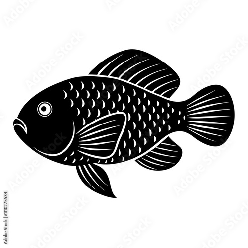 fish on a white background