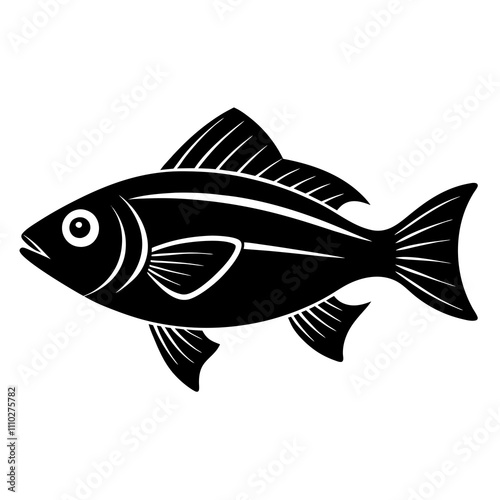 fish isolated on white