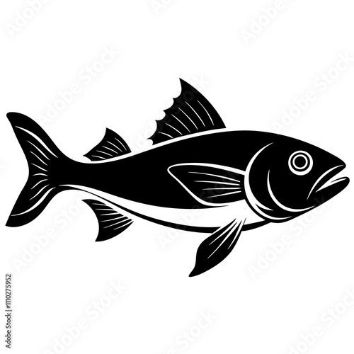 fish isolated on white