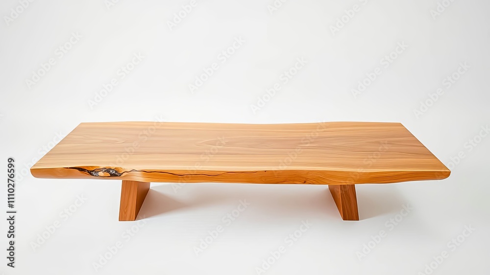 Rustic Live Edge Coffee Table with Minimalist Block Legs A Modern Design Piece Rustic Live Edge Coffee Table with Minimalist Block Legs A Modern Design Piece