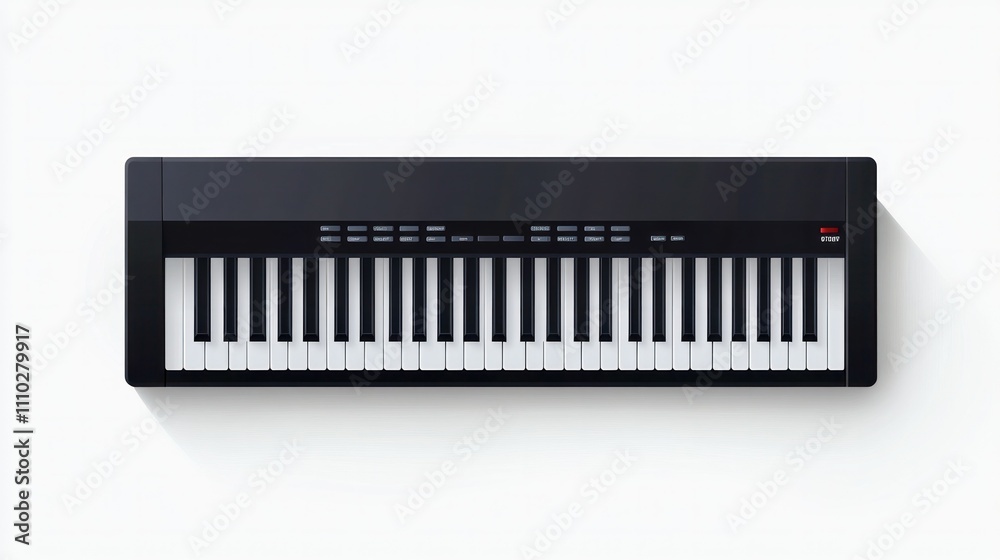 High-detailed vector keyboard design with textured keys, professional style, white background High-detailed vector keyboard design with textured keys, professional style, white background