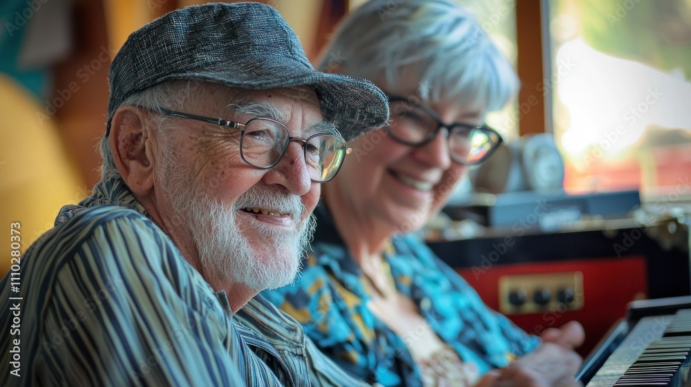 Baby Boomers reminiscing about the music of their youth, discussing their favorite artists and songs. Baby Boomers reminiscing about the music of their youth, discussing their favorite artists and songs.