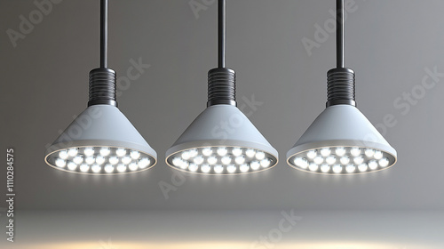 A modern energy efficiency concept featuring sleek sustainable design renewable energy solutions green building materials and innovative technology promoting environmental awareness and resource conse photo
