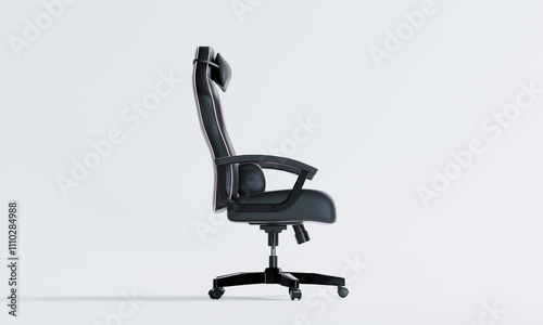 3d render of isolated gaming computer pc or office chair on white background