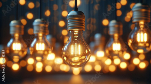 A modern energy efficiency concept featuring sleek sustainable design renewable energy solutions green building materials and innovative technology promoting environmental awareness and resource conse photo