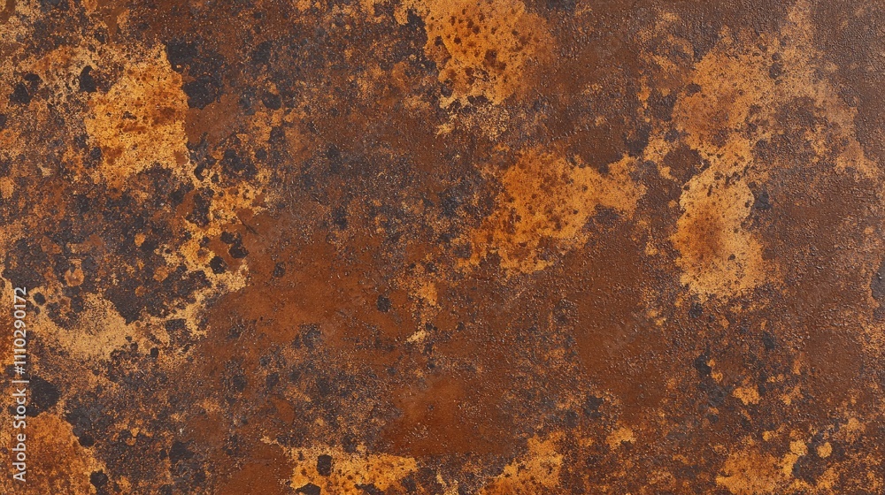 Rustic textured wall surface with rich rust tones highlighting age and weathering for artistic and design backgrounds Rustic textured wall surface with rich rust tones highlighting age and weathering for artistic and design backgrounds