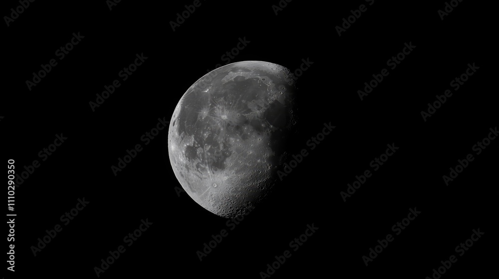 Lunar eclipse captured from Earth showing the partial obscuration of the Moon against a dark sky background Lunar eclipse captured from Earth showing the partial obscuration of the Moon against a dark sky background