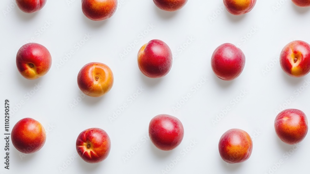 Fresh ripe peaches arranged on a clean white background showcasing vibrant colors and natural textures for culinary and promotional use. Fresh ripe peaches arranged on a clean white background showcasing vibrant colors and natural textures for culinary and promotional use.