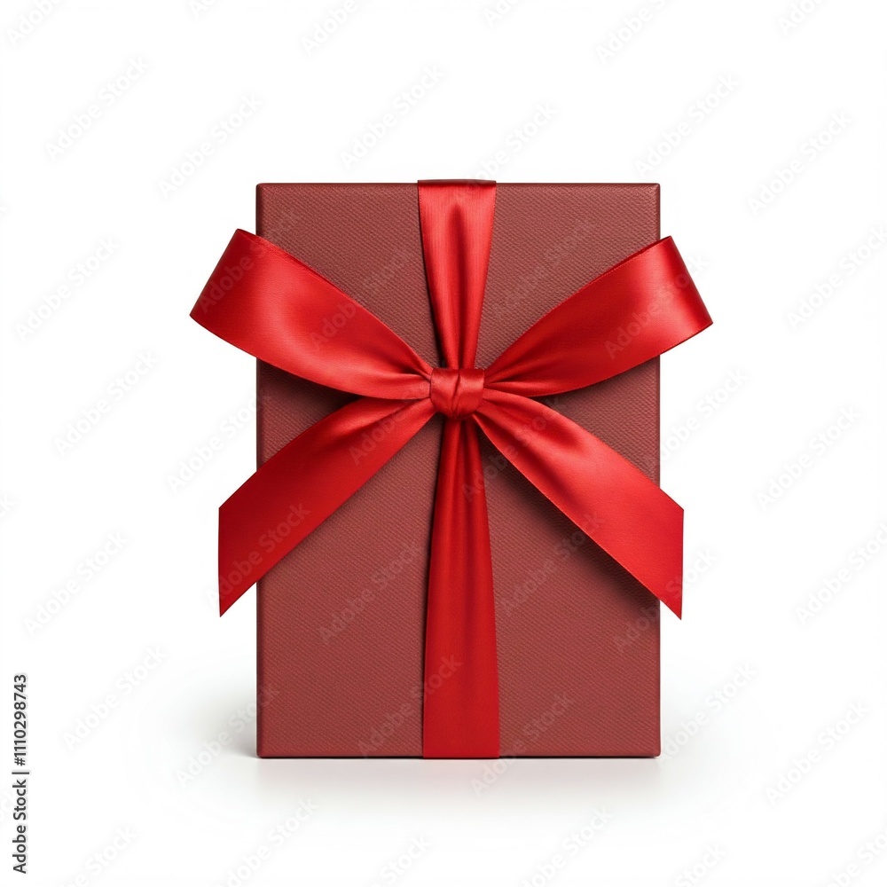 Obraz premium red gift box