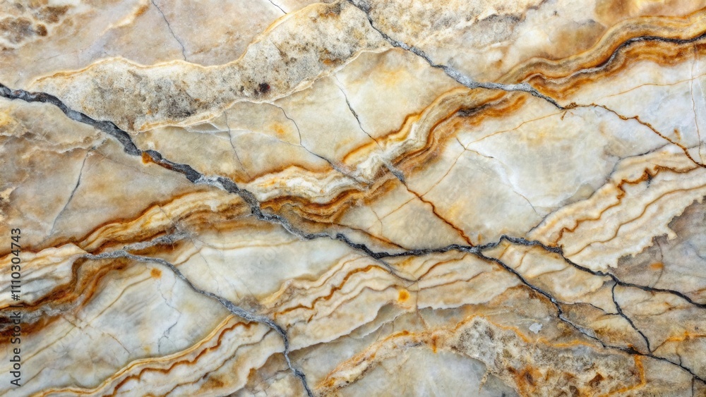 Fototapeta premium Abstract Texture of Veined Marble with Intricate Patterns and Cracks