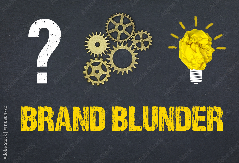 Obraz premium Brand Blunder