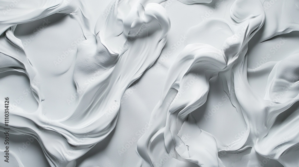 Abstract White Swirls Smooth Creamy Texture Background Abstract White Swirls Smooth Creamy Texture Background