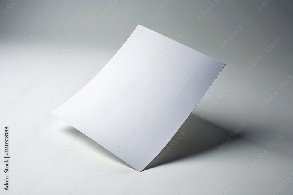 Blank paper sheets for brochure on grey background. Leaflet, Flyer Mock Up Template Ready For Your Design Blank paper sheets for brochure on grey background. Leaflet, Flyer Mock Up Template Ready For Your Design