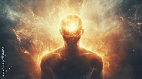 Body Mind Soul Spirit, Motivational Words Quotes Concept photo